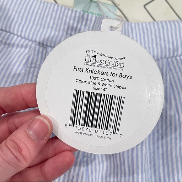 NWT The Littlest Golfer Seersucker Pants - Picture 6 of 13